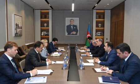 Глава МИД Азербайджана принял спецпредставителя ЕС