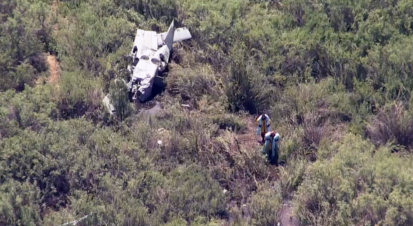 В США два человека выжили при крушении самолета