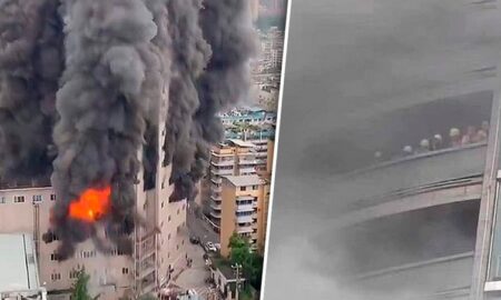 В Китае при пожаре в ТЦ погибли шесть человек