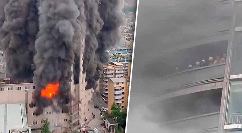 В Китае при пожаре в ТЦ погибли шесть человек