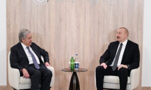 Президент Ильхам Алиев встретился с Генеральным секретарем ООН