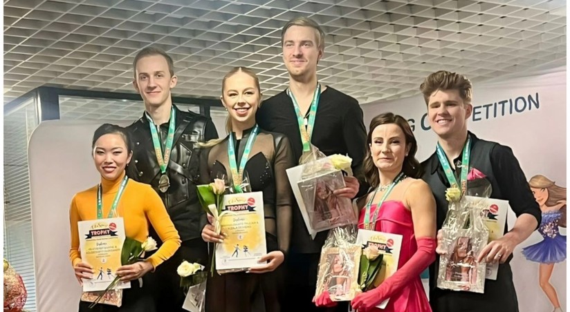 Азербайджанские фигуристы взяли серебро на Edu Sport Trophy