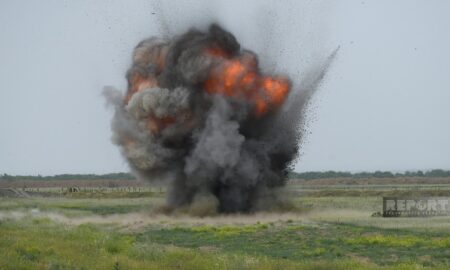 В Агдере мужчина подорвался на мине